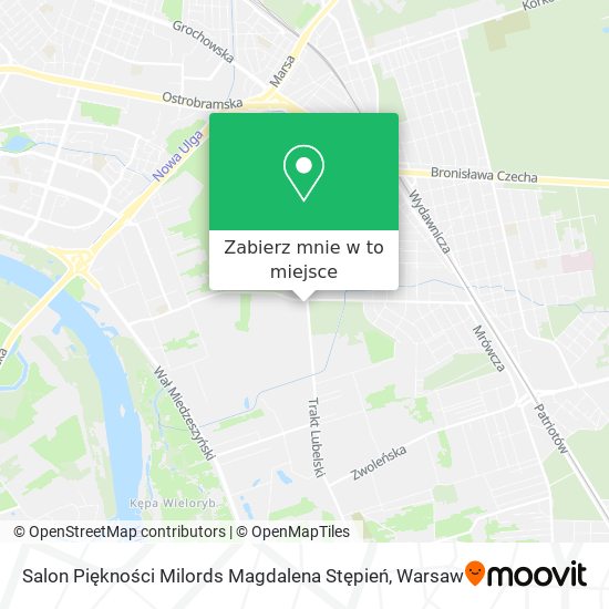 Mapa Salon Piękności Milords Magdalena Stępień