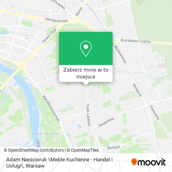 Mapa Adam Nieścioruk \Meble Kuchenne - Handel i Usługi\