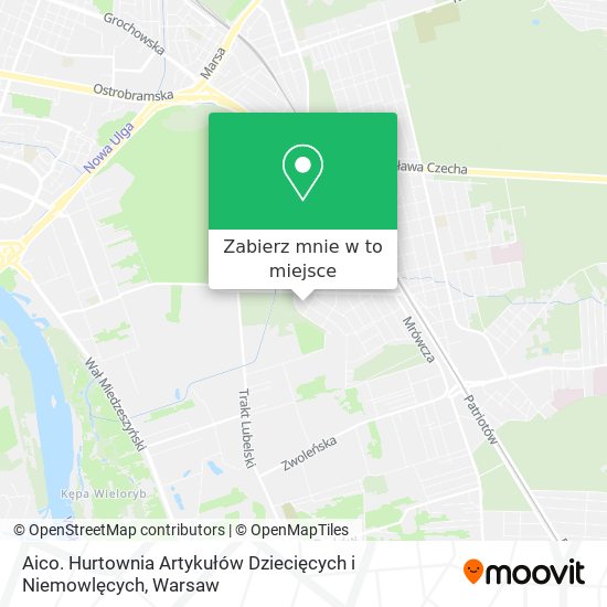 Mapa Aico. Hurtownia Artykułów Dziecięcych i Niemowlęcych