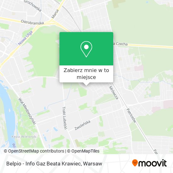 Mapa Belpio - Info Gaz Beata Krawiec