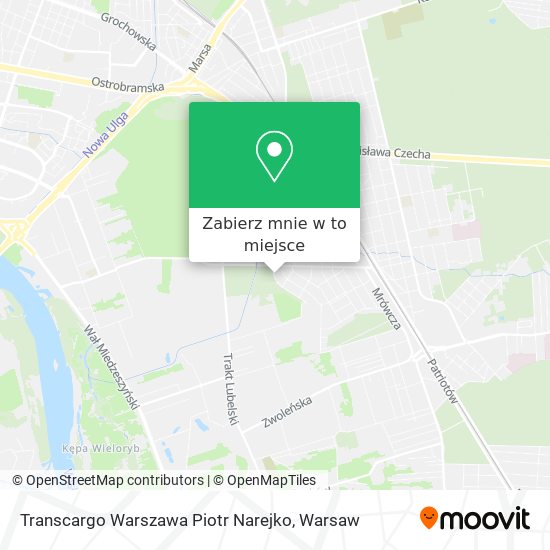 Mapa Transcargo Warszawa Piotr Narejko