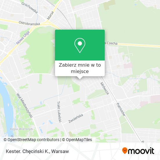 Mapa Kester. Chęciński K.