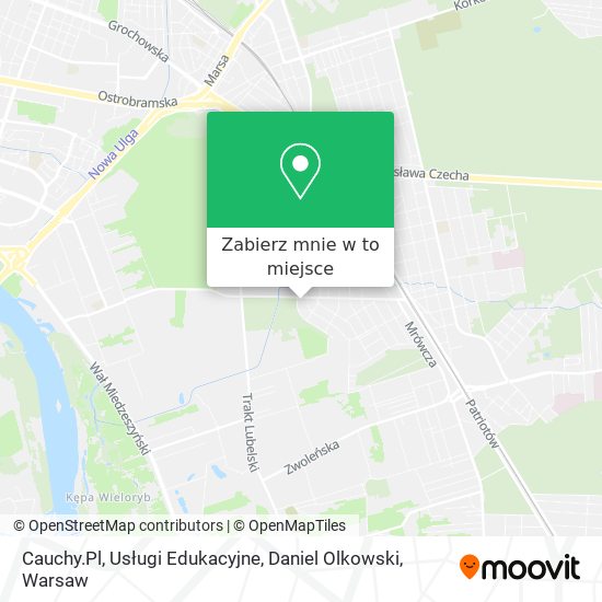 Mapa Cauchy.Pl, Usługi Edukacyjne, Daniel Olkowski