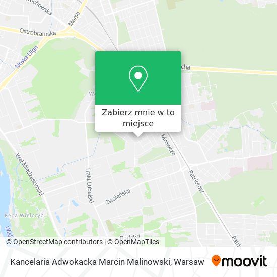 Mapa Kancelaria Adwokacka Marcin Malinowski