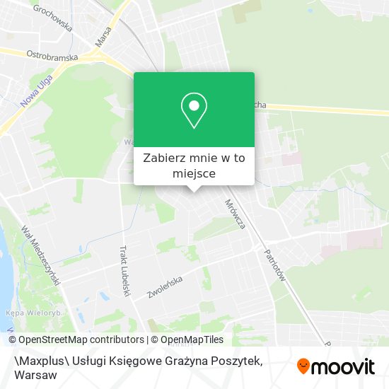 Mapa \Maxplus\ Usługi Księgowe Grażyna Poszytek