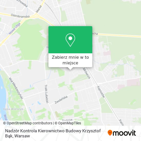 Mapa Nadzór Kontrola Kierownictwo Budowy Krzysztof Bąk