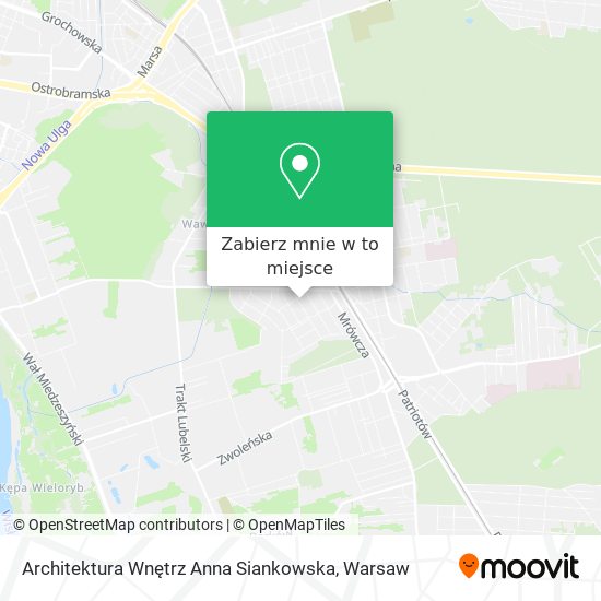 Mapa Architektura Wnętrz Anna Siankowska