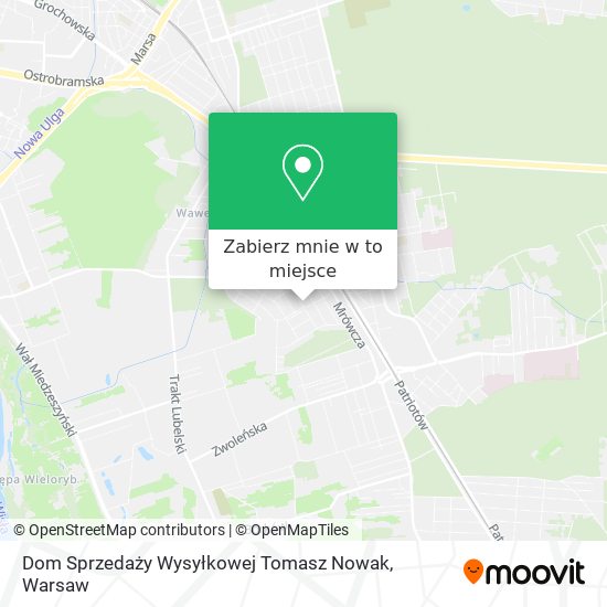 Mapa Dom Sprzedaży Wysyłkowej Tomasz Nowak