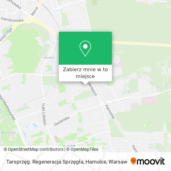 Mapa Tarsprzęg. Regeneracja Sprzęgła, Hamulce