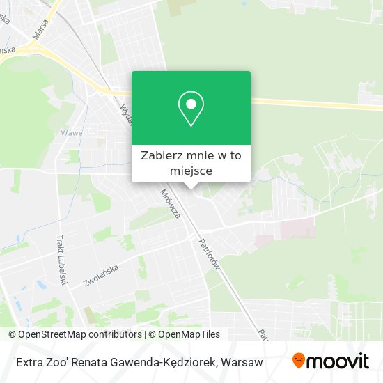 Mapa 'Extra Zoo' Renata Gawenda-Kędziorek