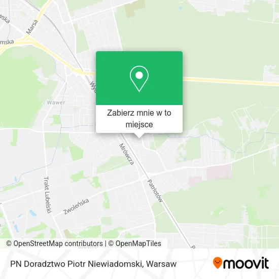 Mapa PN Doradztwo Piotr Niewiadomski