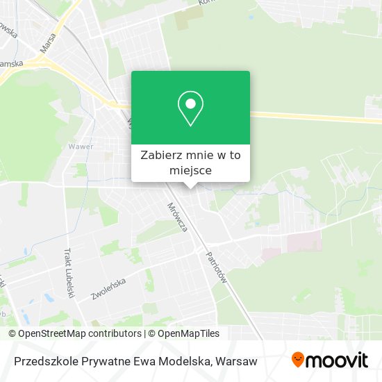 Mapa Przedszkole Prywatne Ewa Modelska