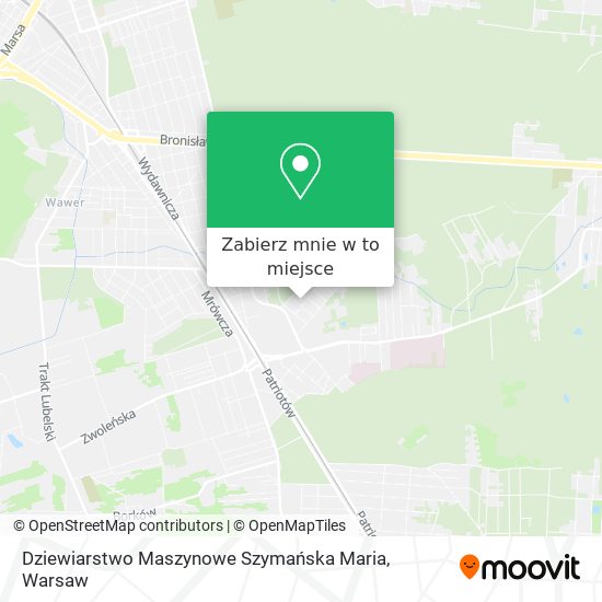 Mapa Dziewiarstwo Maszynowe Szymańska Maria