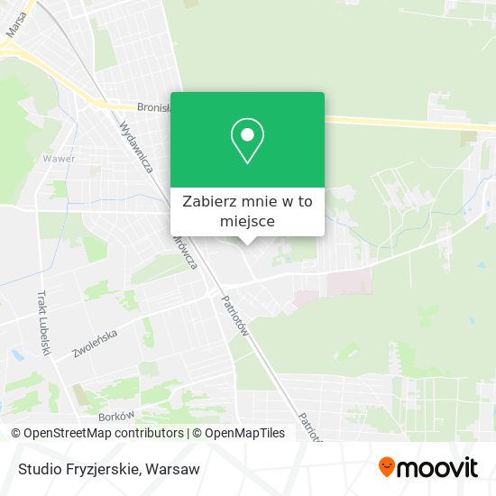 Mapa Studio Fryzjerskie