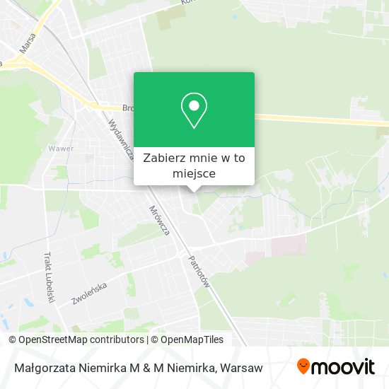 Mapa Małgorzata Niemirka M & M Niemirka