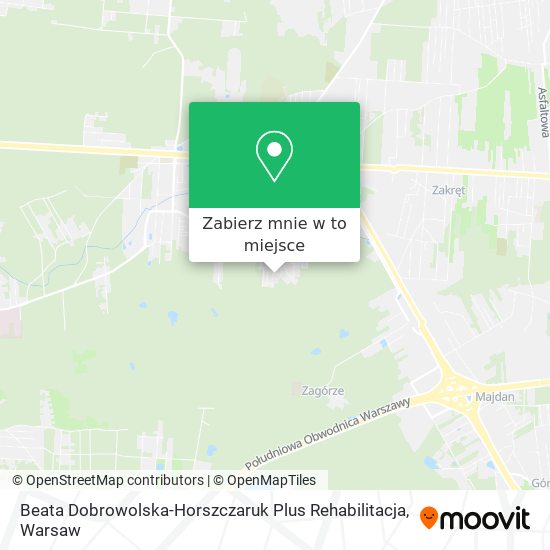 Mapa Beata Dobrowolska-Horszczaruk Plus Rehabilitacja