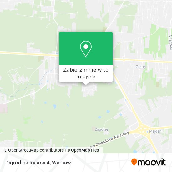 Mapa Ogród na Irysów 4