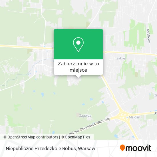 Mapa Niepubliczne Przedszkole Robuś