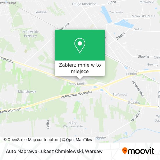 Mapa Auto Naprawa Łukasz Chmielewski