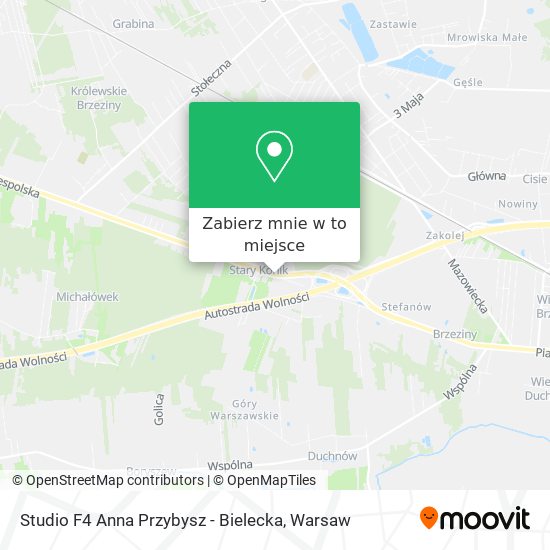 Mapa Studio F4 Anna Przybysz - Bielecka