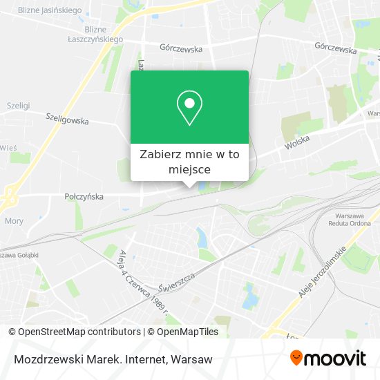 Mapa Mozdrzewski Marek. Internet