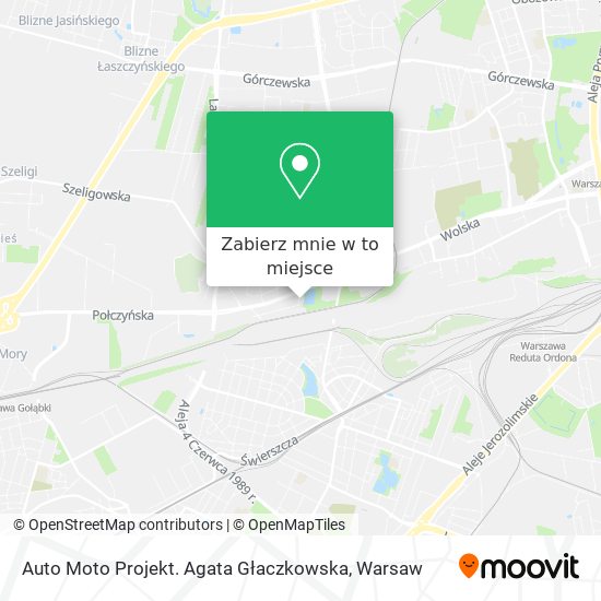 Mapa Auto Moto Projekt. Agata Głaczkowska