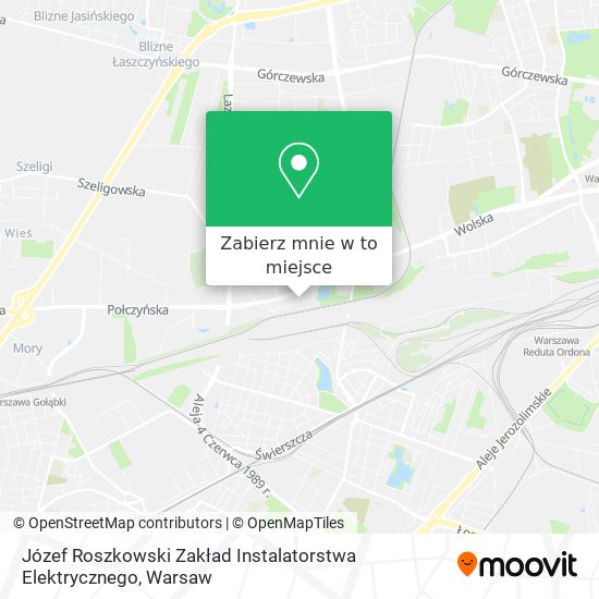 Mapa Józef Roszkowski Zakład Instalatorstwa Elektrycznego