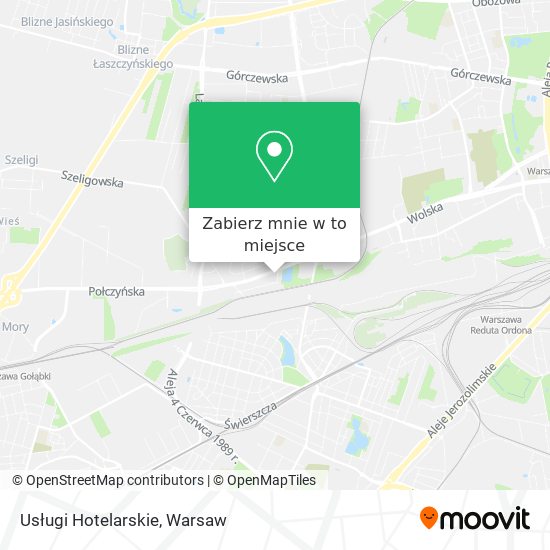 Mapa Usługi Hotelarskie