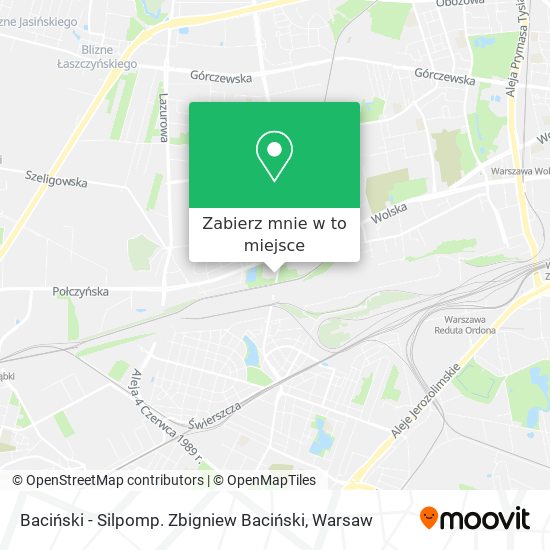 Mapa Baciński - Silpomp. Zbigniew Baciński