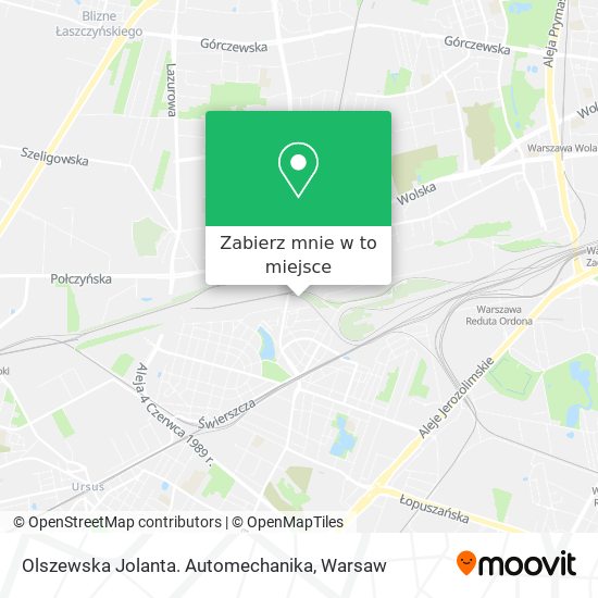 Mapa Olszewska Jolanta. Automechanika