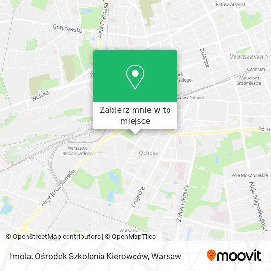 Mapa Imola. Ośrodek Szkolenia Kierowców