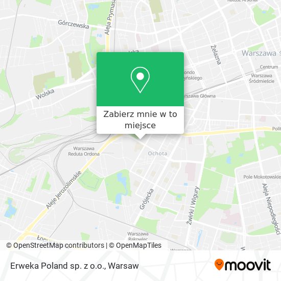 Mapa Erweka Poland sp. z o.o.