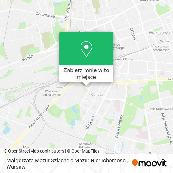 Mapa Małgorzata Mazur Szlachcic Mazur Nieruchomości