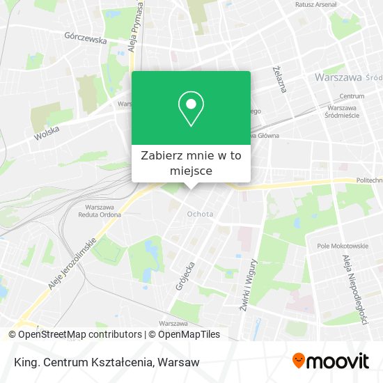 Mapa King. Centrum Kształcenia