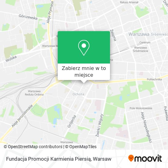 Mapa Fundacja Promocji Karmienia Piersią