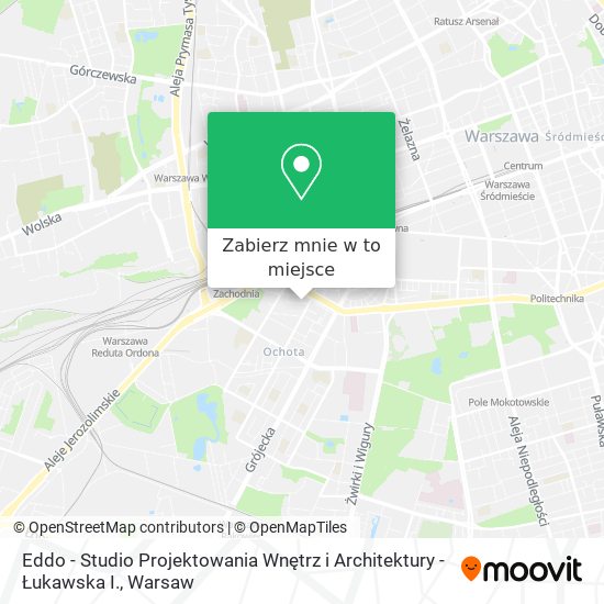 Mapa Eddo - Studio Projektowania Wnętrz i Architektury - Łukawska I.