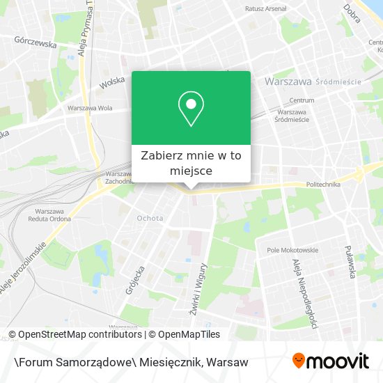 Mapa \Forum Samorządowe\ Miesięcznik