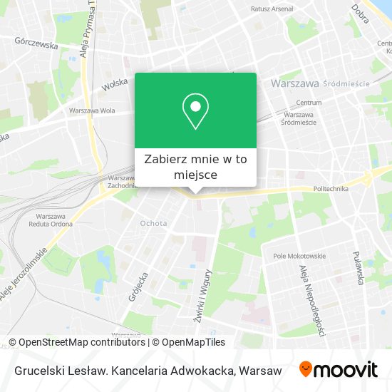 Mapa Grucelski Lesław. Kancelaria Adwokacka