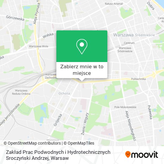 Mapa Zakład Prac Podwodnych i Hydrotechnicznych Sroczyński Andrzej