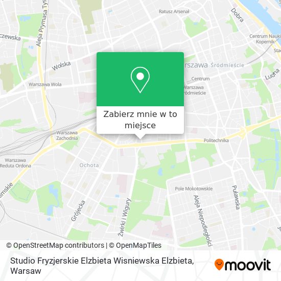 Mapa Studio Fryzjerskie Elzbieta Wisniewska Elzbieta