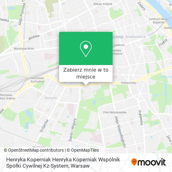Mapa Henryka Koperniak Henryka Koperniak Wspólnik Spółki Cywilnej Kz-System