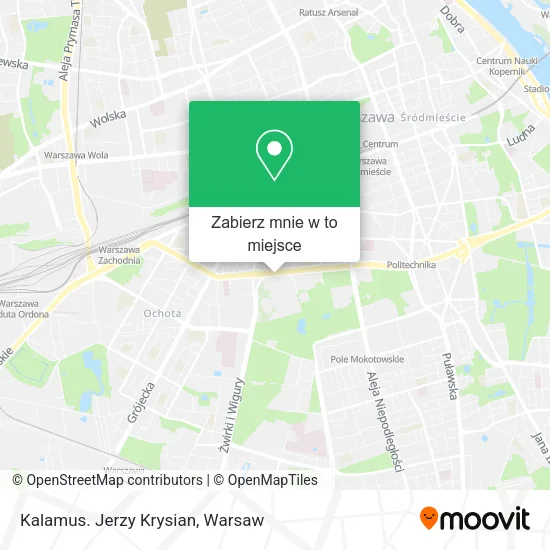 Mapa Kalamus. Jerzy Krysian