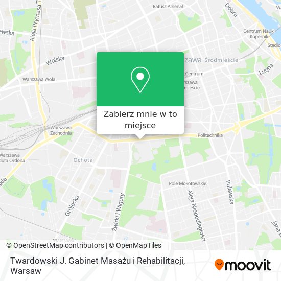 Mapa Twardowski J. Gabinet Masażu i Rehabilitacji