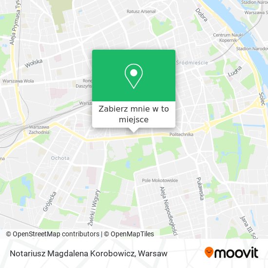 Mapa Notariusz Magdalena Korobowicz