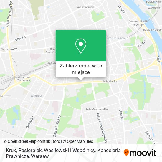 Mapa Kruk, Pasierbiak, Wasilewski i Wspólnicy. Kancelaria Prawnicza