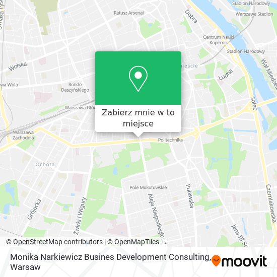 Mapa Monika Narkiewicz Busines Development Consulting