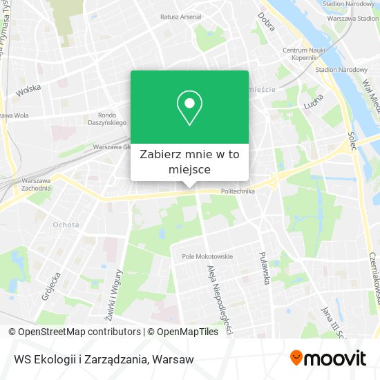 Mapa WS Ekologii i Zarządzania