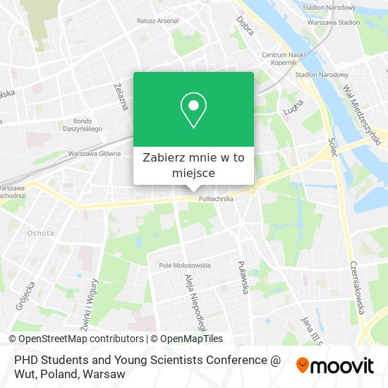 Mapa PHD Students and Young Scientists Conference @ Wut, Poland