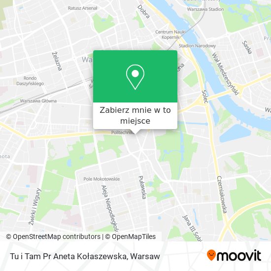 Mapa Tu i Tam Pr Aneta Kołaszewska