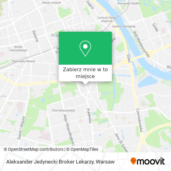 Mapa Aleksander Jedynecki Broker Lekarzy